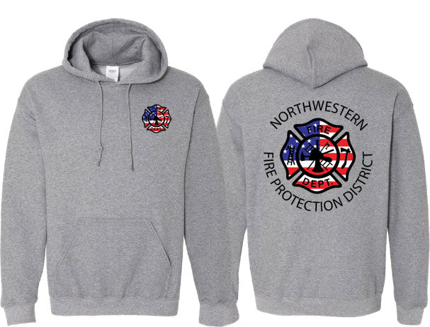 Northwestern Fire Department UNISEX HOODIE