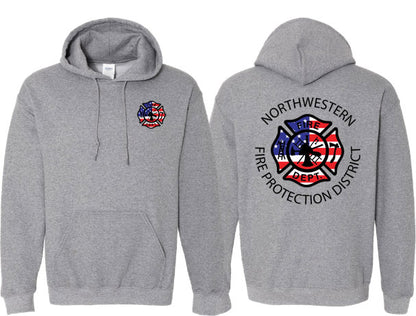 Northwestern Fire Department UNISEX HOODIE