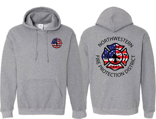 Northwestern Fire Department UNISEX HOODIE