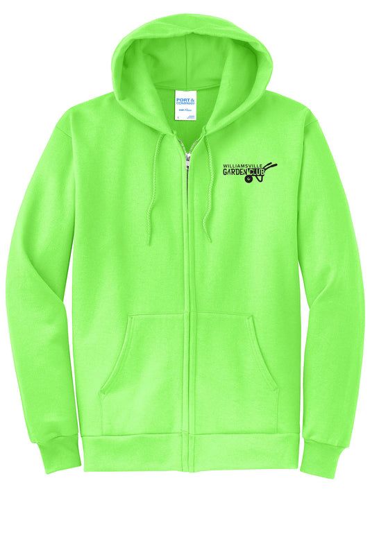 WILLIAMSVILLE GARDEN CLUB UNISEX FULL ZIP HOODIE (PC78ZH)