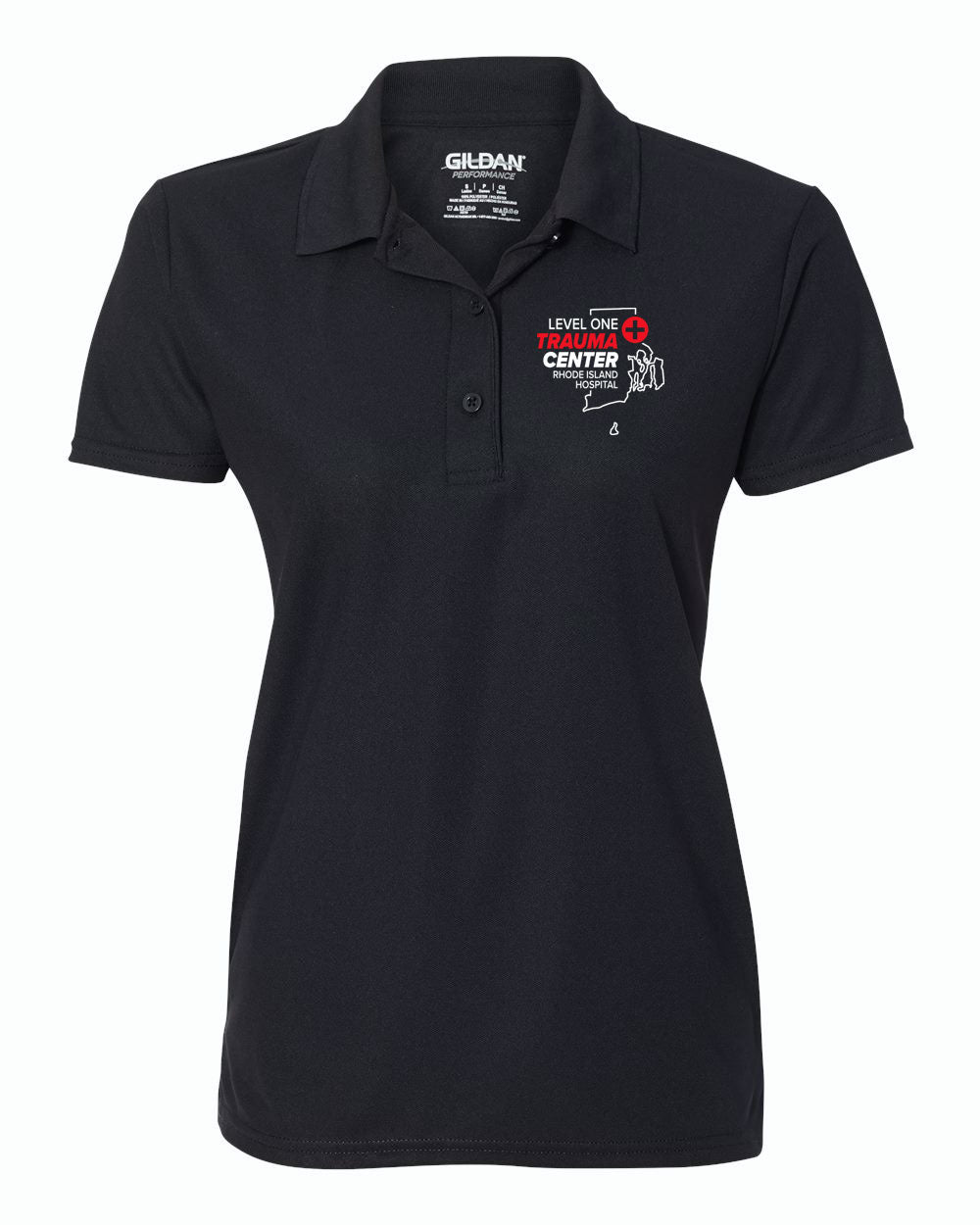 RI Hospital Trauma Ladies SPORT TEK Short Sleeve Polo