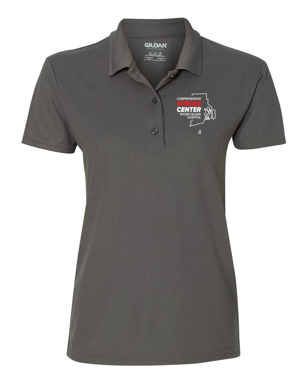 RI Hospital Stroke Center Ladies SPORT TEK Short Sleeve Polo