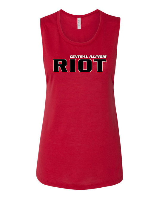 RIOT SOFTBALL LADIES MUSCLE TANK (8803)