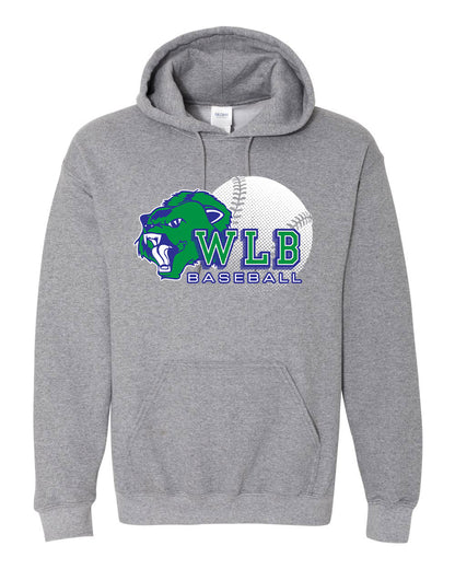 WLB Baseball Unisex Gildan Hoodie (P.18500)