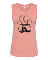 PAWS FOR LIFE K9 RESCUE BELLA + CANVAS - Women's Jersey Muscle Tank - (P.6003)