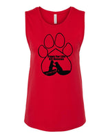 PAWS FOR LIFE K9 RESCUE BELLA + CANVAS - Women's Jersey Muscle Tank - (P.6003)