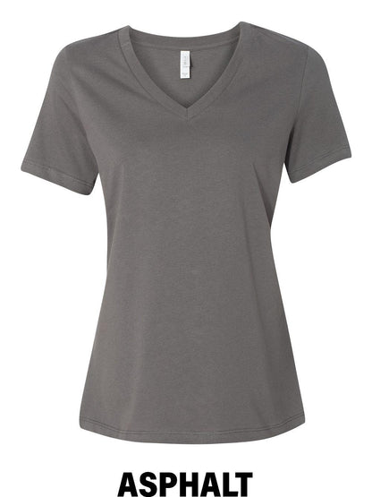 COUNTRYSIDE ESTATES BELLA + CANVAS - Women’s Relaxed Jersey V-Neck Tee (E.6405)