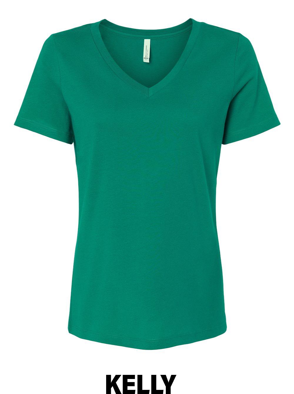 COUNTRYSIDE ESTATES BELLA + CANVAS - Women’s Relaxed Jersey V-Neck Tee (E.6405)