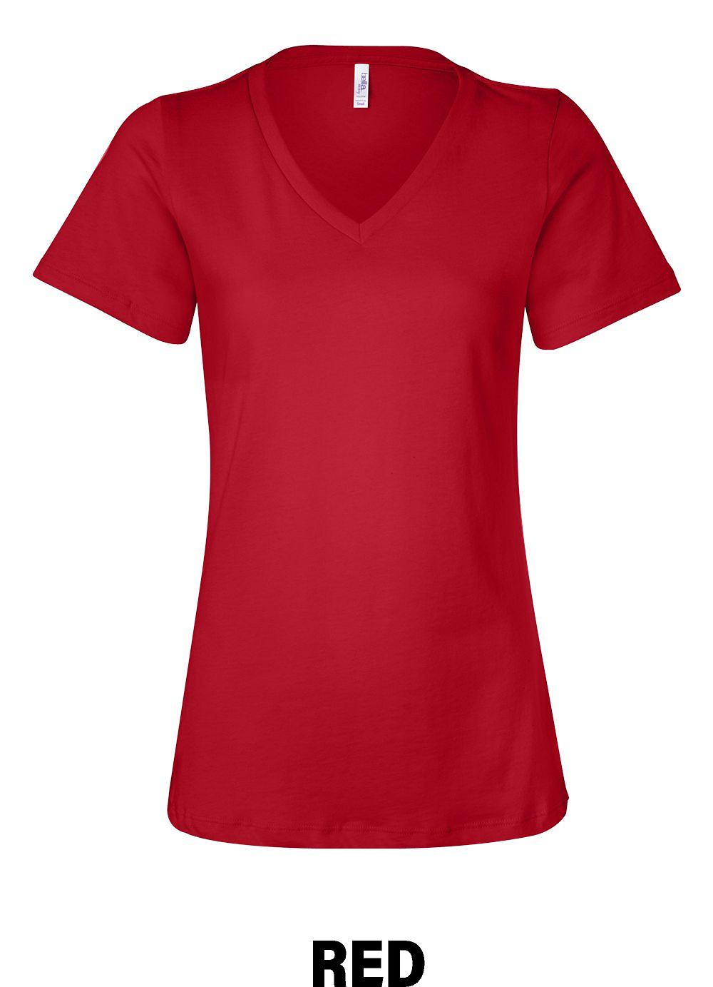 COUNTRYSIDE ESTATES BELLA + CANVAS - Women’s Relaxed Jersey V-Neck Tee (E.6405)