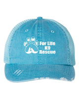 PAWS FOR LIFE K9 RESCUE VINTAGE TRUCKER HAT (E. 6990)