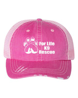 PAWS FOR LIFE K9 RESCUE VINTAGE TRUCKER HAT (E. 6990)