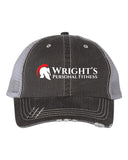WRIGHTS PERSONAL FITNESS UNFITTED TRUCKER HAT (E.6990)