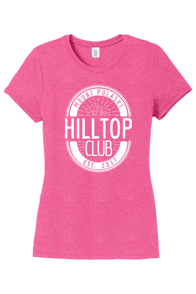 Hilltop Club Ladies Vneck Tshirt