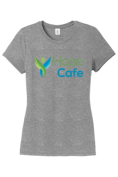 HOPE CAFE Ladies Crew Tshirt