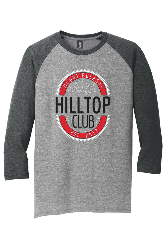 Hilltop Club Raglan Baseball Tee