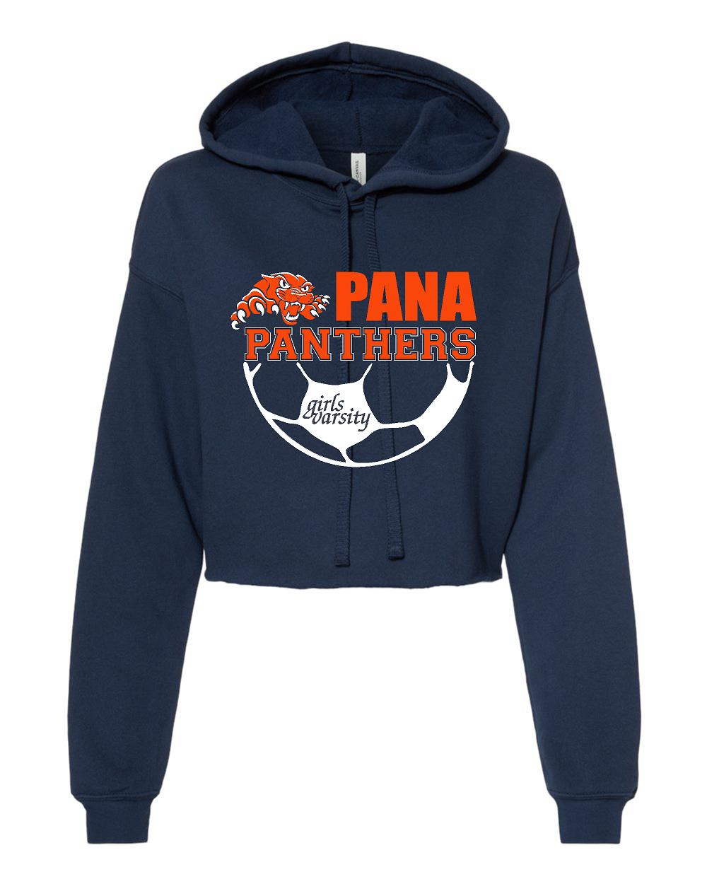 PANA SOCCER WOMEN'S CROPPED FLEECE HOODIE (P. 7502)