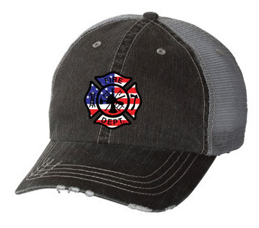 Northwestern Fire Department VINTAGE TRUCKER HAT