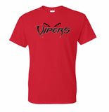 Vipers Baseball Short Sleeve Unisex Tee (8000, 8000B)