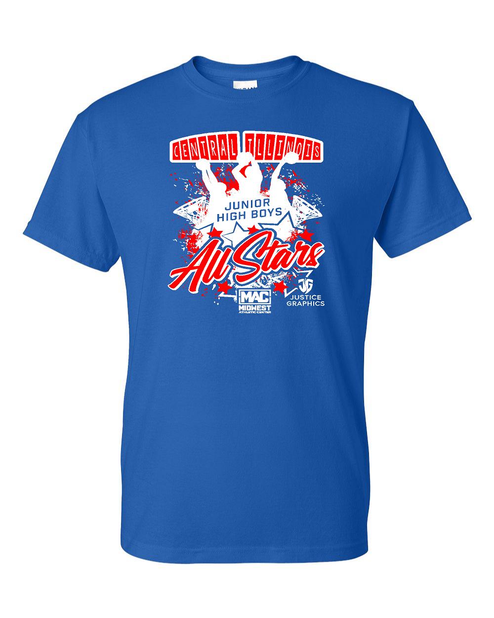 CENTRAL ILLINOIS ALL STARS TSHIRT (P.8000)