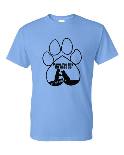 PAWS FOR LIFE K9 RESCUE UNISEX TSHIRT (P.8000)