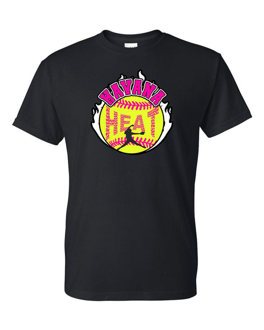 HAVANA HEAT SOFTBALL UNISEX TSHIRT (P.8000)