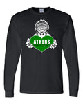 Athens PTO Warrior Valentine Long Sleeve T-Shirt (P.8400)