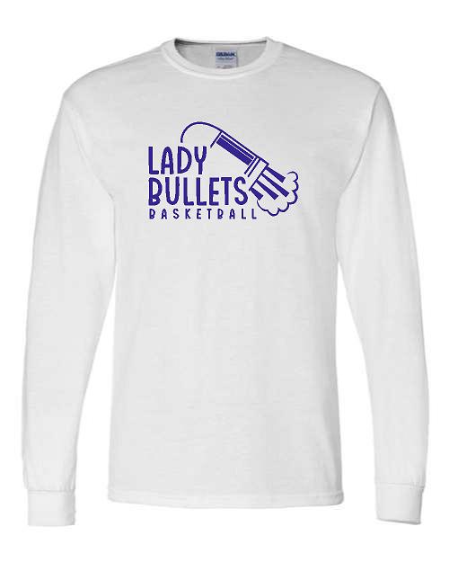 LADY BULLETS BASKETBALL UNISEX LONG SLEEVE TSHIRT (P.8400)