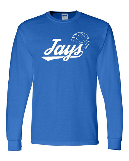 JAYS CLUB VOLLEYBALL Long Sleeve Tee (P.8400)