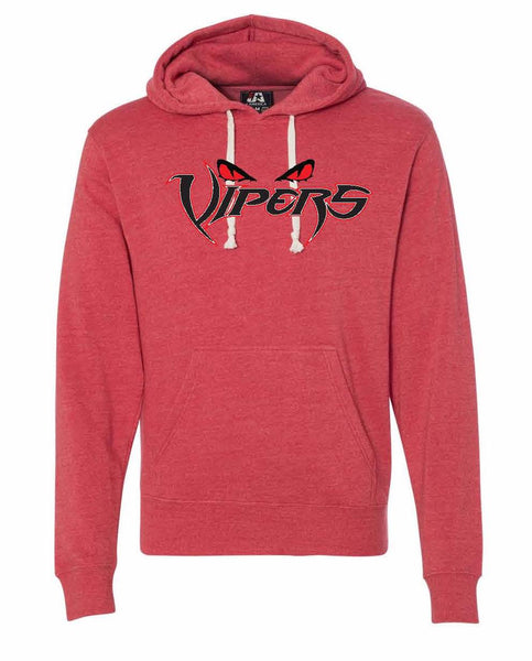 Vipers Triblend Unisex Hooded Sweatshirt (8871)