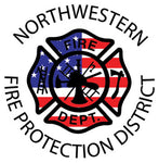 Northwestern Fire Department WINDOW STICKER
