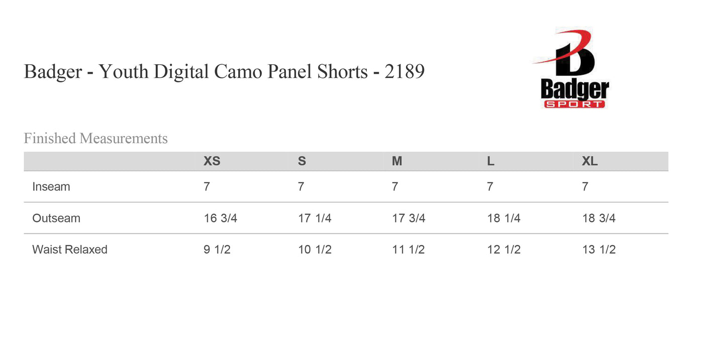 WRIGHTS PERSONAL FITNESS UNISEX DIGITAL PANEL SHORT (P.418900)