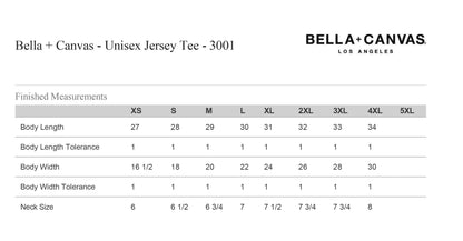 ABE'S HIDEOUT BELLA UNISEX TEE (P.3001)