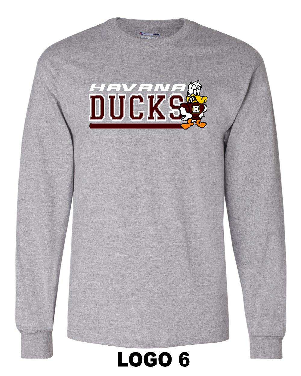 HAVANA DUCKS Champion - Long Sleeve T-Shirt - (P.CC8C)