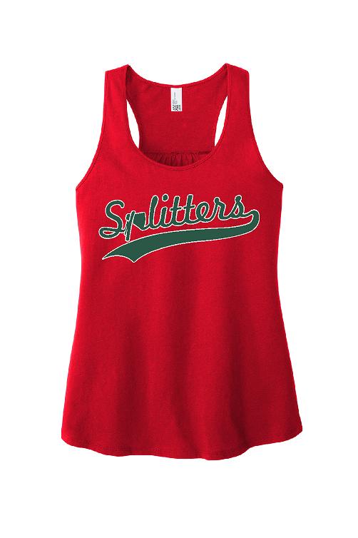 MIDWEST SPLITTERS LADIES RACERBACK TANK (P. DT6302)