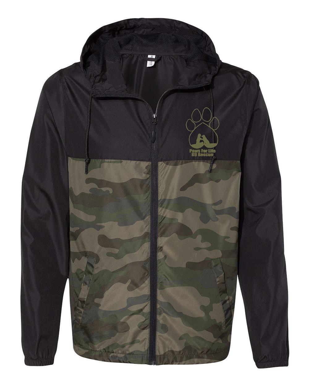 Paws For Life K9 Rescue Unisex Lightweight Windbreaker (E.EXP54LWZ)