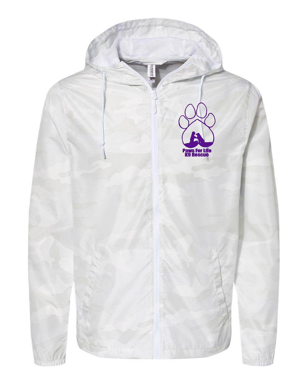 Paws For Life K9 Rescue Unisex Lightweight Windbreaker (E.EXP54LWZ)