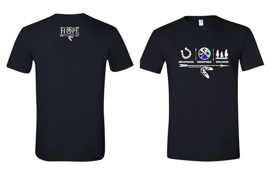 Hope Riding Encourage Inspire Wellness Softstyle T-Shirt (64000)