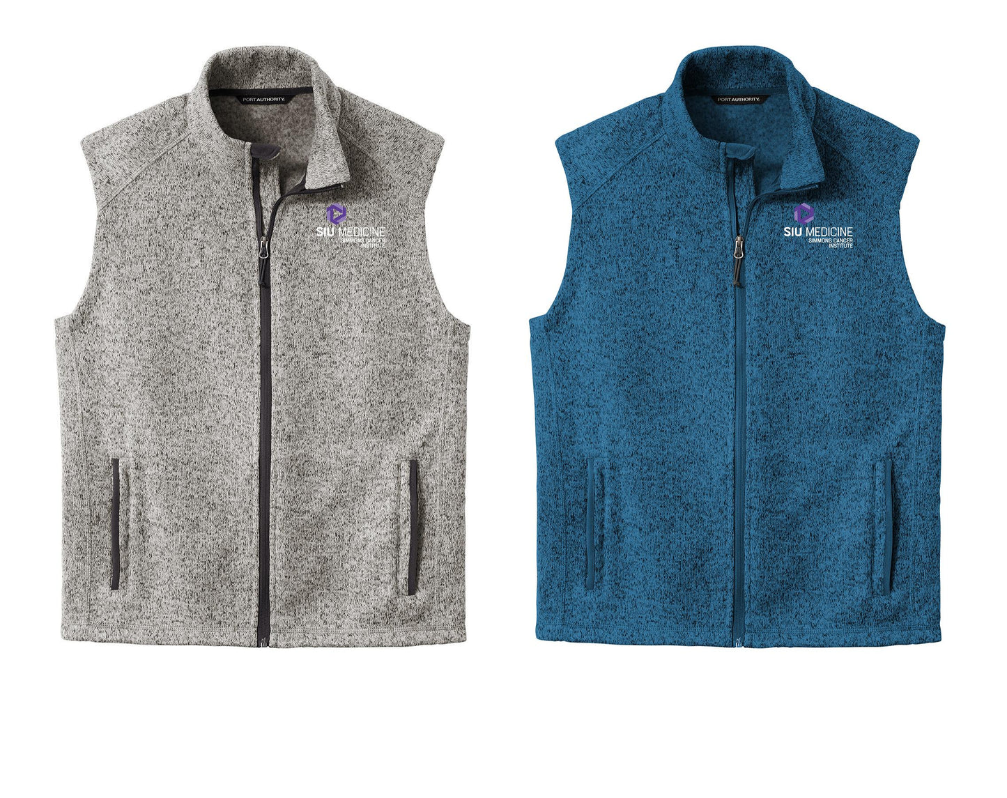 SIU Medicine Simmons Cancer Institute Unisex Fleece Vest (E.F236)