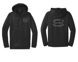 LOCKED-UP TRUCKING UNISEX PERFORMANCE HOODIE GREY LOGO (P.ST.F244)