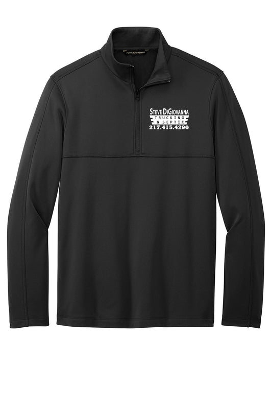 Steve DiGiovanna Trucking Port Authority® Smooth Fleece 1/4-Zip (E.F804)