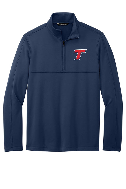 TBSA Port Authority® Smooth Fleece 1/4-Zip (E.F804)