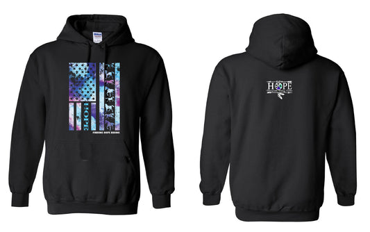 Hope Riding Flag Hoodie (18500)