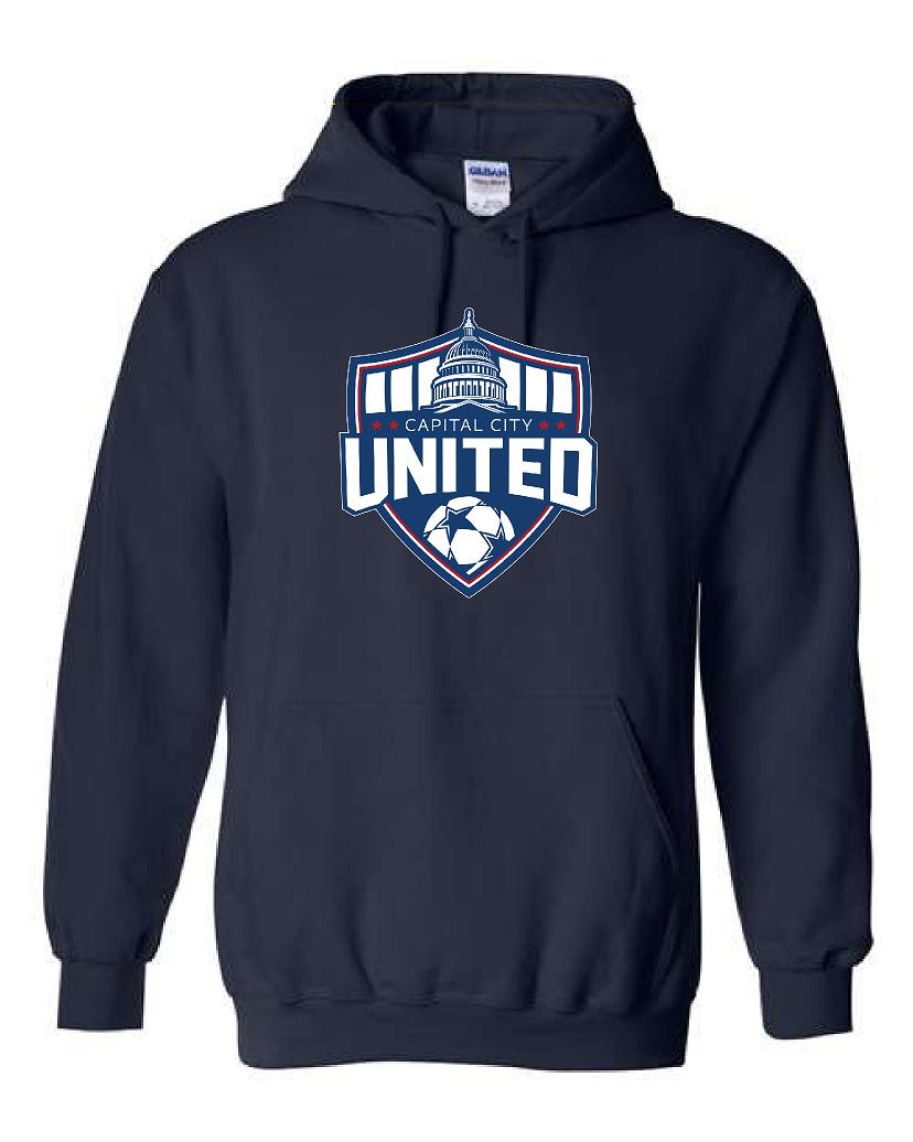 CAPITAL CITY UNITED SOCCER UNISEX HOODIE (P.18500)