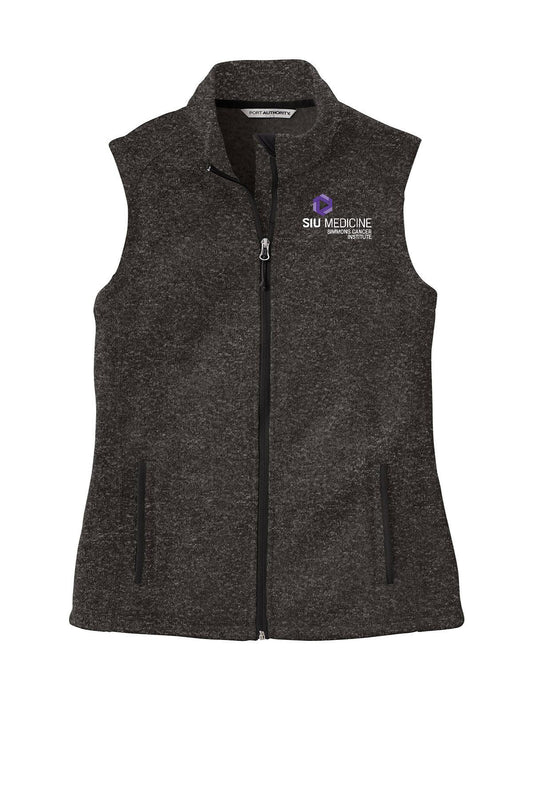 SIU Medicine Simmons Cancer Institute Ladies Fleece Vest (E.L236)