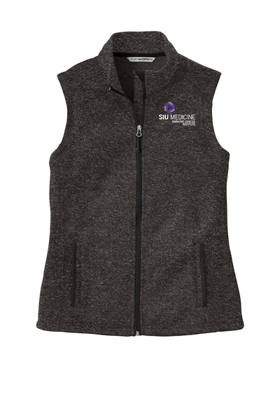 SIU Medicine Simmons Cancer Institute Pediatrics Ladies Fleece Vest (E.L236)