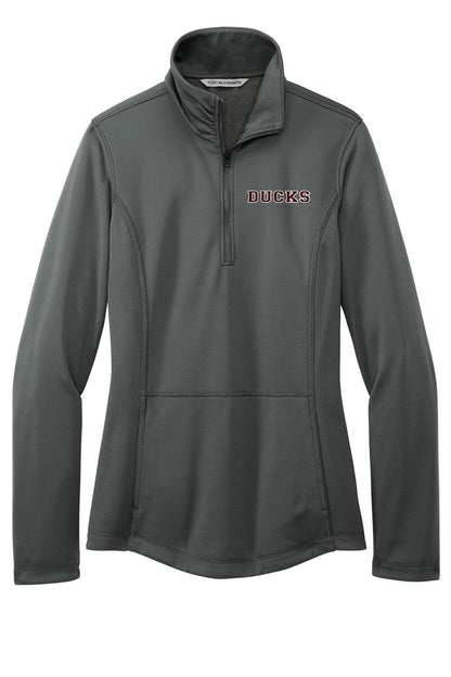 HAVANA DUCKS Port Authority® Ladies Smooth Fleece 1/4-Zip (E.L804)