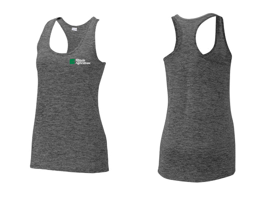 Illinois Department of Agriculture Sport-Tek® Ladies PosiCharge® Electric Heather Racerback Tank (E. LST396)