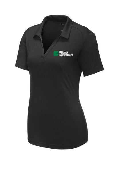 Illinois Department of Agriculture Ladies PosiCharge ® Tri-Blend Wicking Polo (E.LST405)