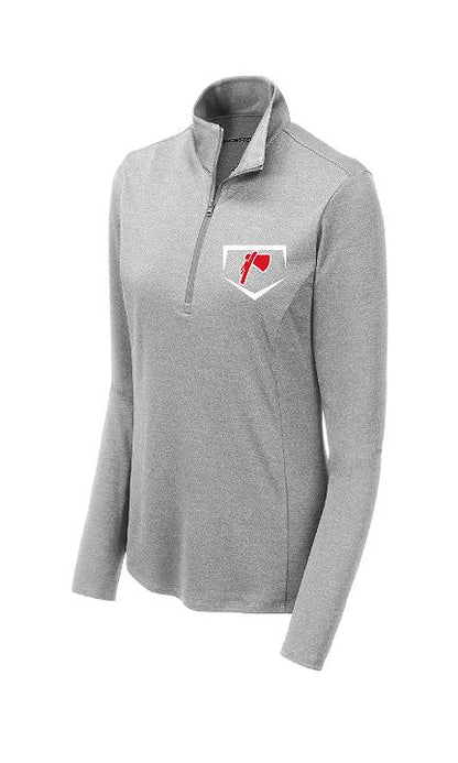 Midwest Splitters Ladies Endeavor 1/4 Zip Pullover (E.LST469)