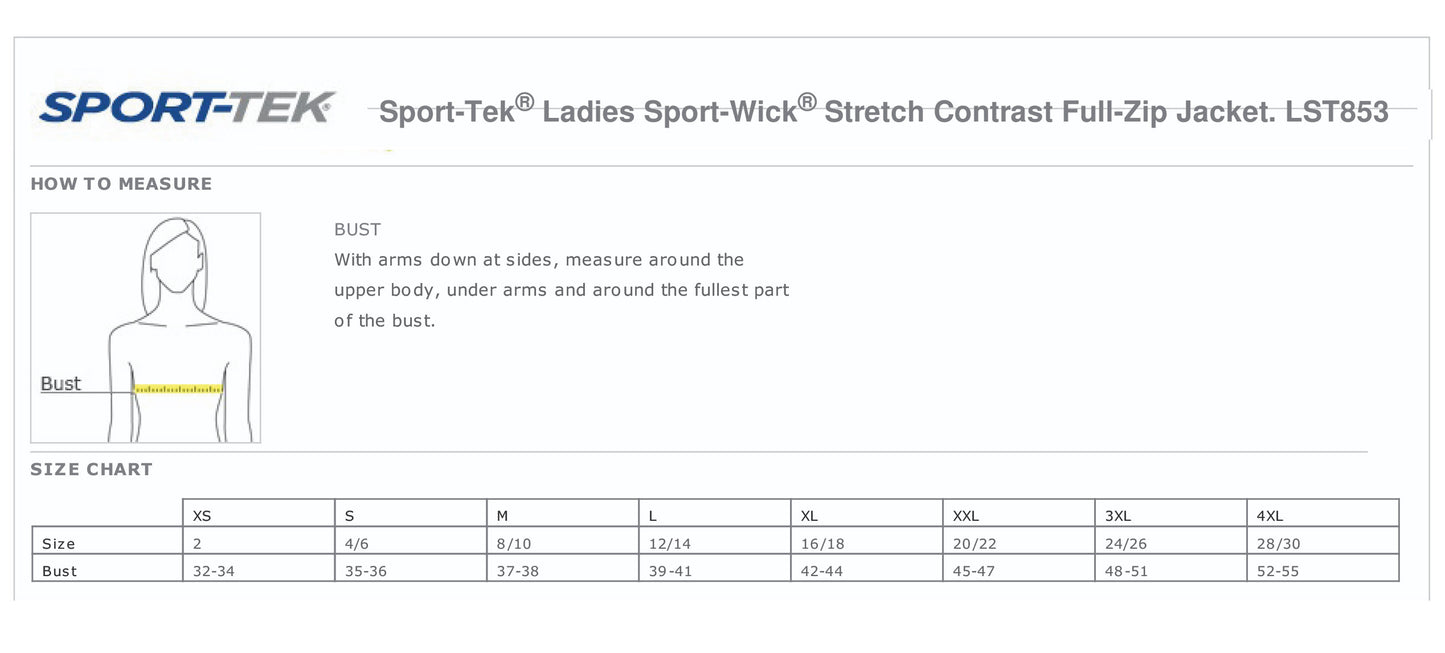 HOPE Ladies Sport-Tek Contrast Jacket (E.LST853)